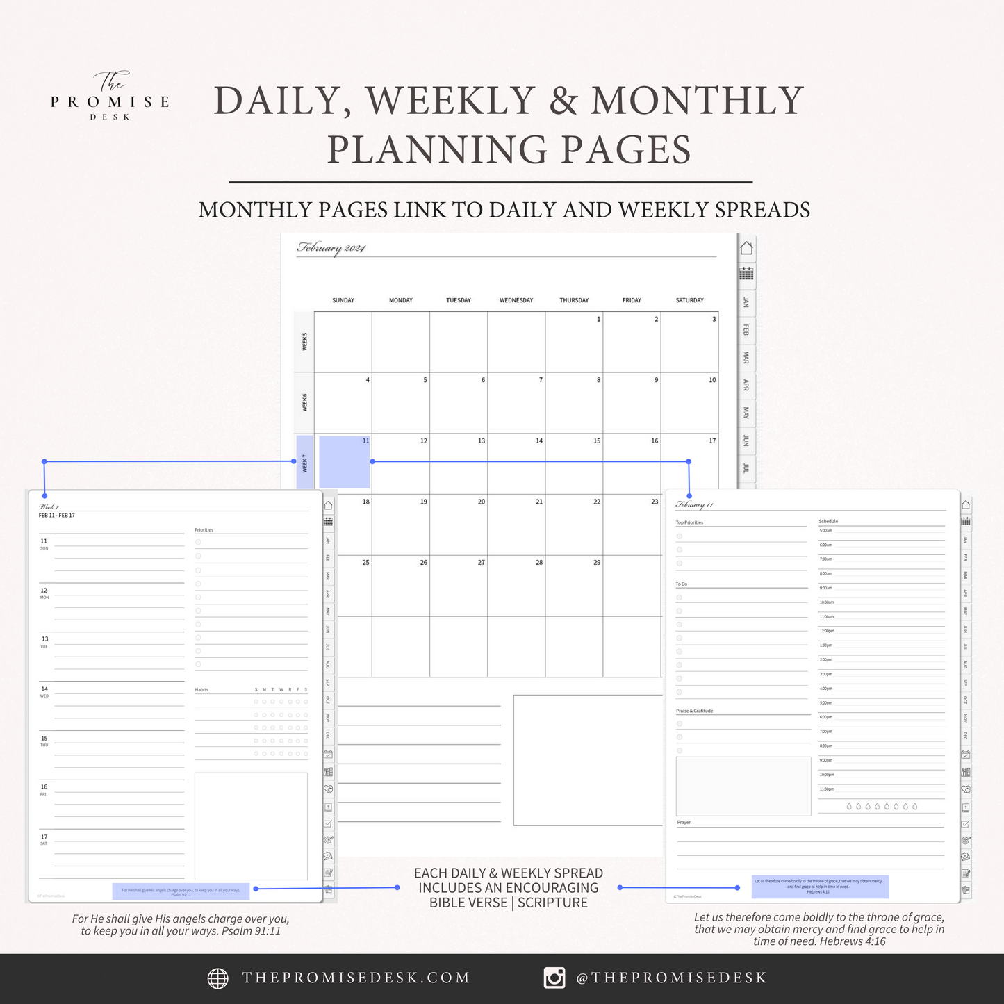 The 2024 Faith Journal & Christian Planner (All-In-One Digital Planner) Edition: 03