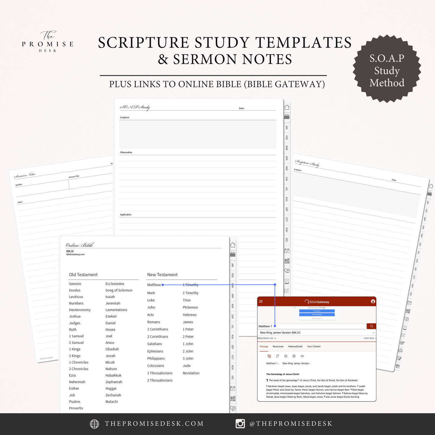 The 2024 Faith Journal & Christian Planner (All-In-One Digital Planner) Edition: 02