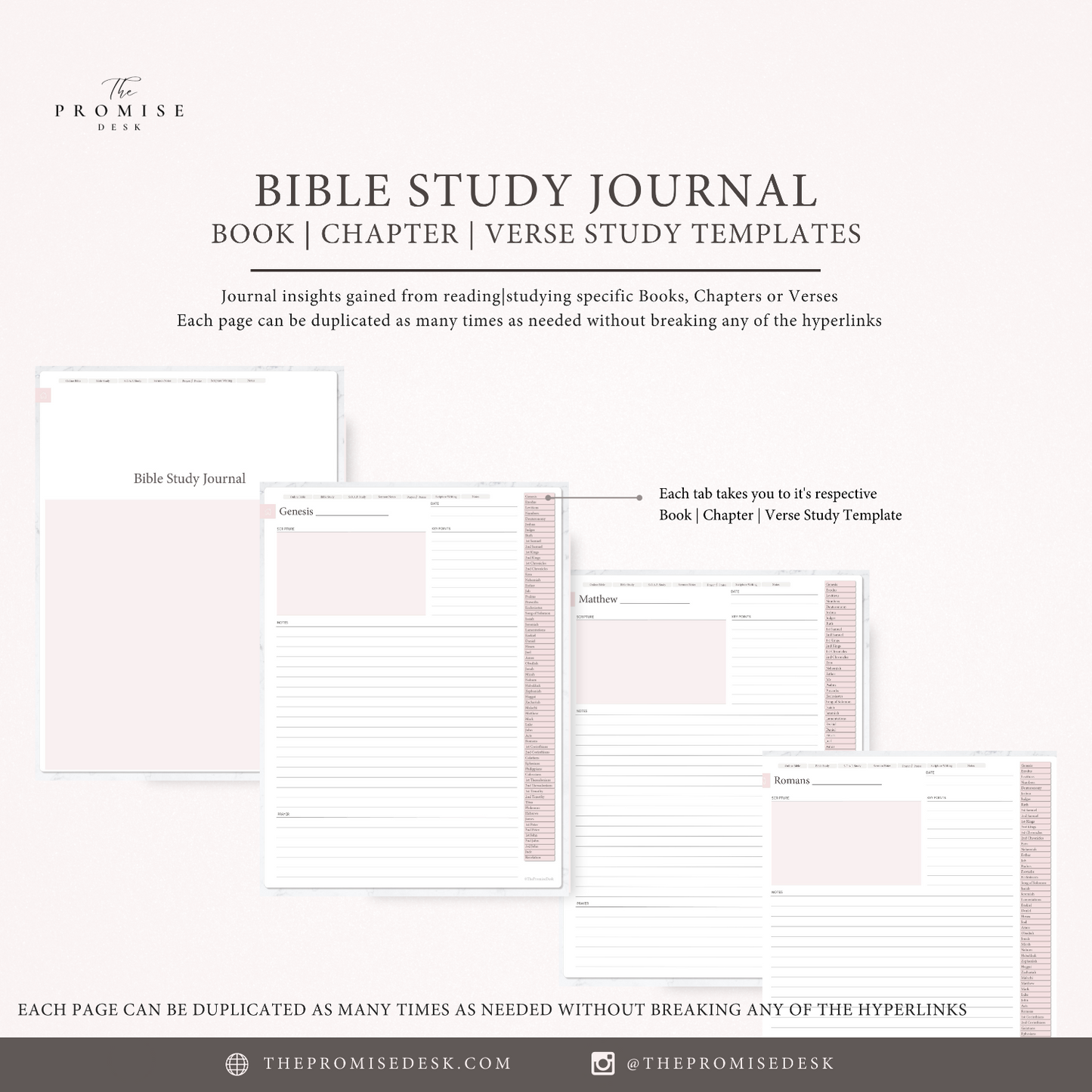 Digital Bible Study & Devotional Journal - Undated